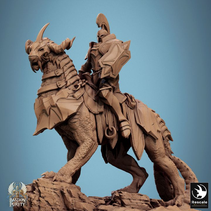 Bastion of Purity - Dragoryx mount - Rider - Stance