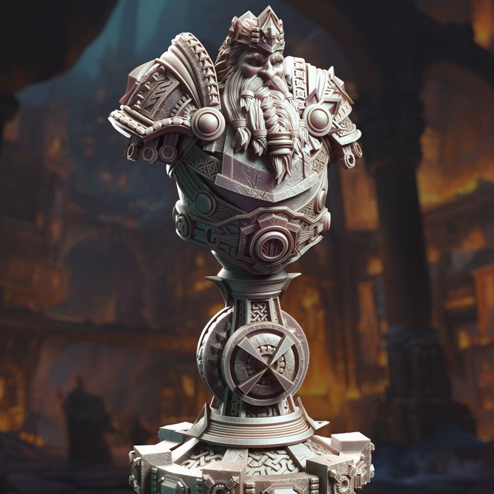 Dwarf General - Bust