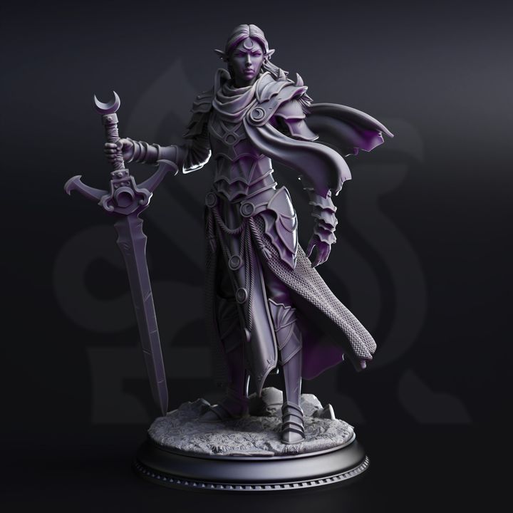 Drow Paladin of the Moon