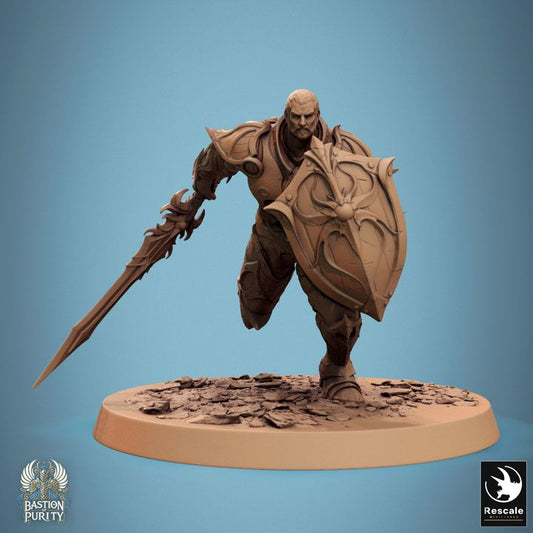 Sentinel of Aetherium - Sword and Shield - no helmet
