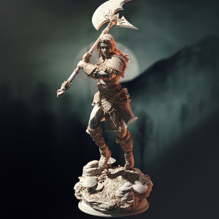 Human Wolf Totem Barbarian - Werewolf