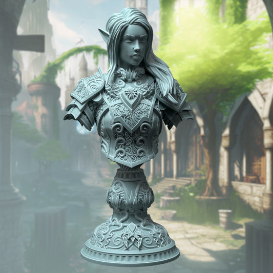 Fey Elf Paladin - Bust