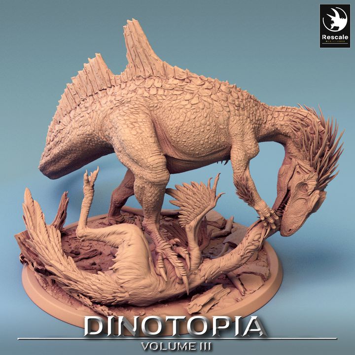 Dinotopia - Concavenator - Cry - Eating