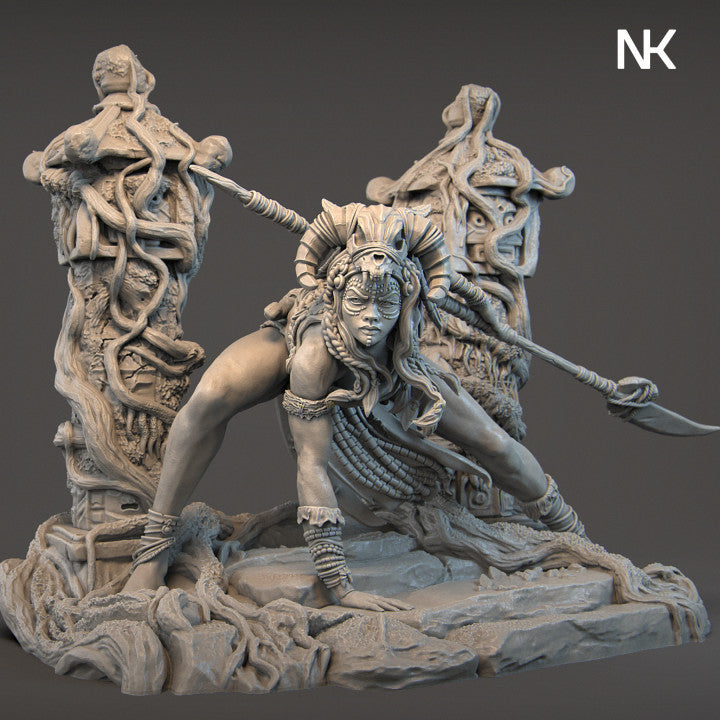 African Tribal Warrior Yaretzi