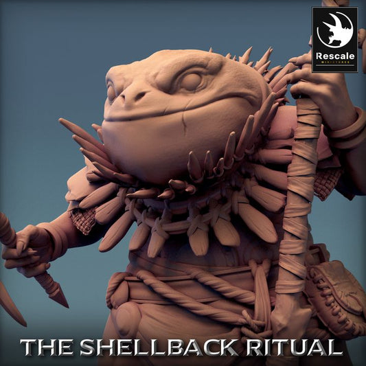 Shellback Croaker - Pose - Helmet - Warrior
