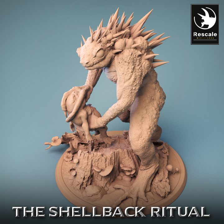 Shellback - Fetid Stalker - Red-Blue-Geen Slaad - Hunt