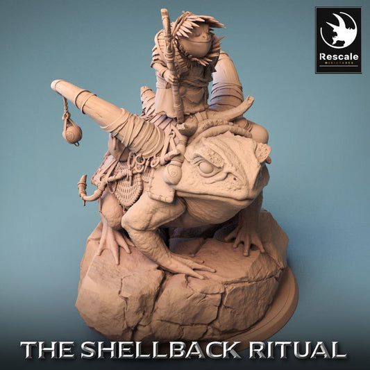 Shellback - Frog - Toad Rider - Mounted - Frogmaster