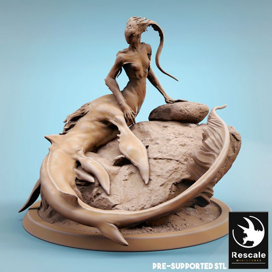 The Ocean Depths - Siren - Mermaid - Sit