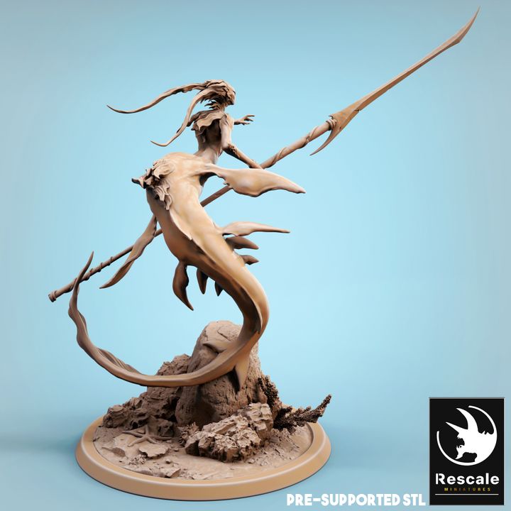 The Ocean Depths - Siren - Mermaid Warrior - Chase