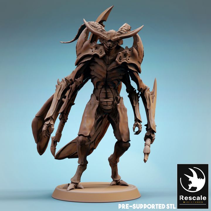 The Swarm - Thri-Kreen Soldier - Sword - Stand
