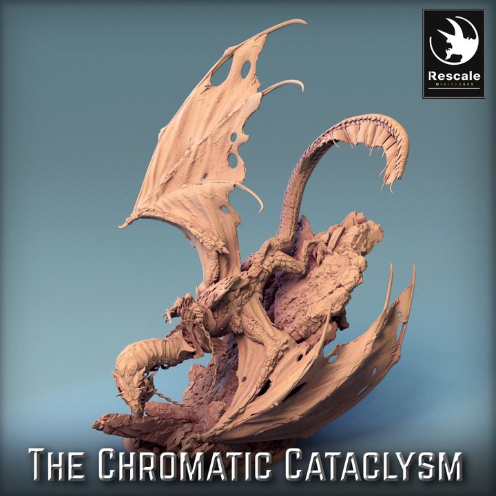 Tiamat - Dragonspawn mount - Rider - Attack