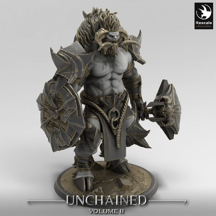 Unchained - Minotaur - Stand - Hammer