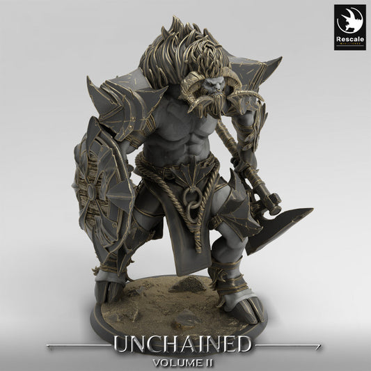 Unchained - Minotaur - Walk - Axe