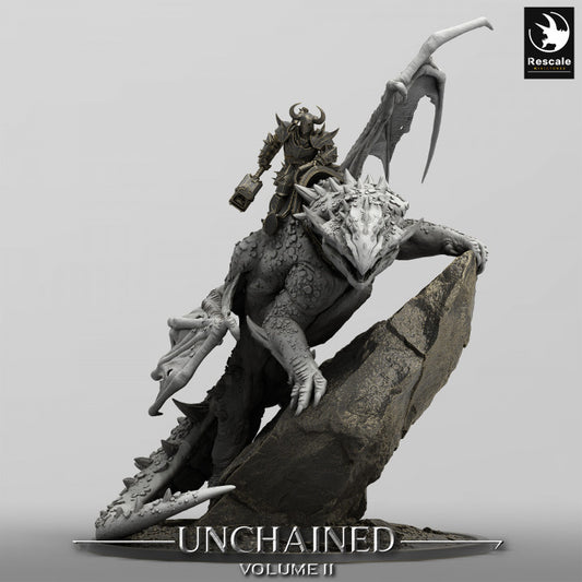 Unchained - Volcanic Dragon - Perch - Rider