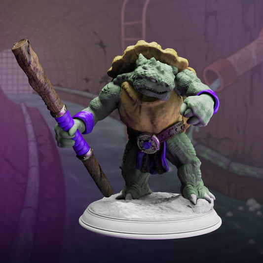 Dawn Shell Tortle - with Weapon Variations