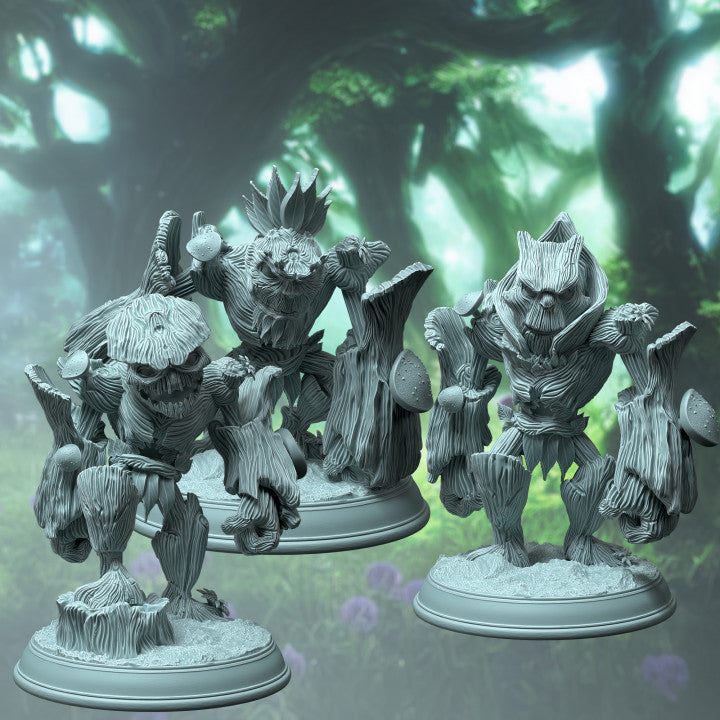 Trio of Treant Saplings