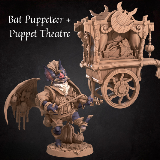 Terrain Combo: Puppet Theatre Cart + Bat Puppeteer