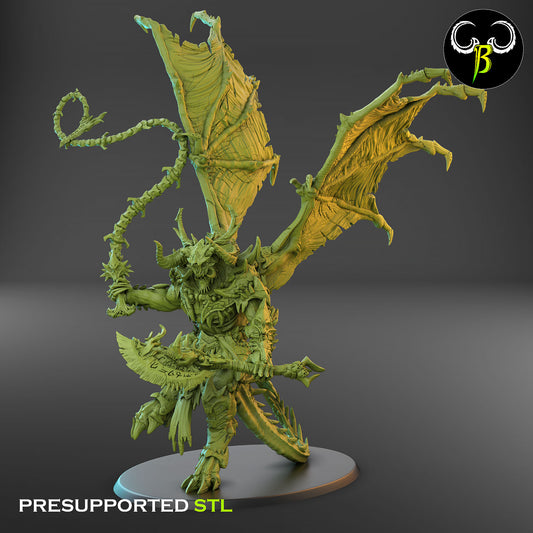 CB Arch Destroyer - Demon Lord - Battle Axe and Whip - Landing