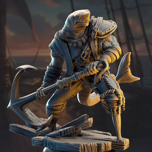 Pirate Sharkman Enforcer - Baz Smiley Armstrong - Great White