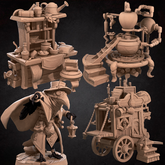 Terrain: Alchemy Workshop, Supplies, & Kenku Alchemist