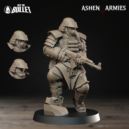 Ashen Armies: Holy Shogunate - Combat Engineer, Ak-47 Rifle