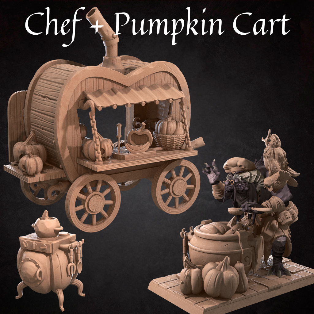 Terrain: Pumpkin Cart + Dragonborne Chef