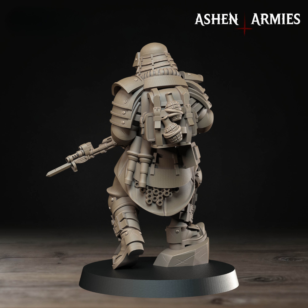 Ashen Armies: Holy Shogunate - Combat Engineer, Bayonet