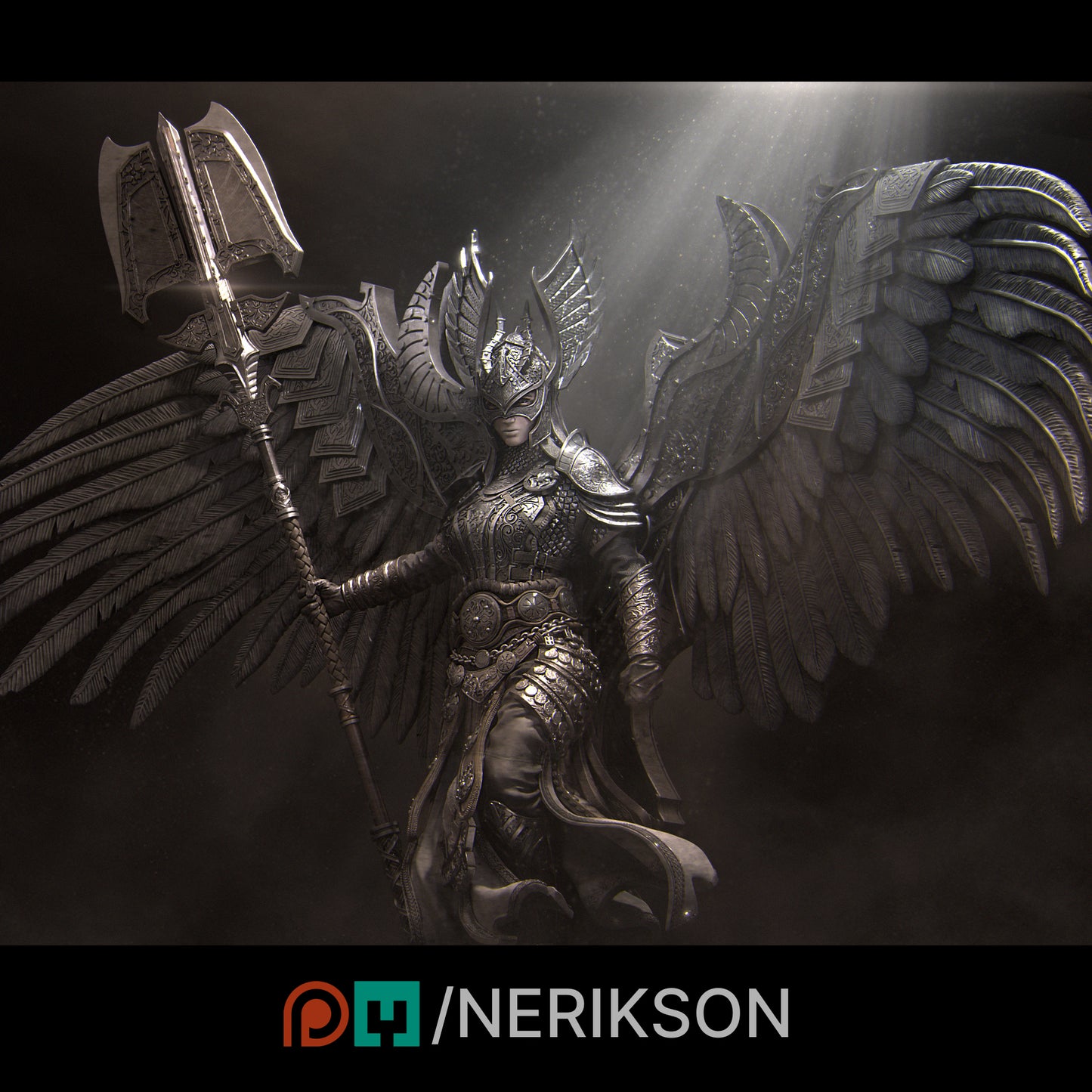 Revna the Angel of Salvation - Diorama