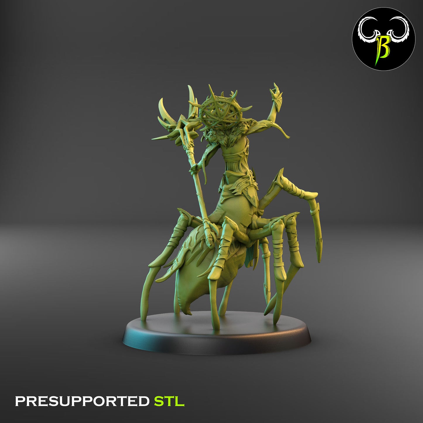 Drider Chosen of Maj - Drider Sorceress of the Cult of Eight