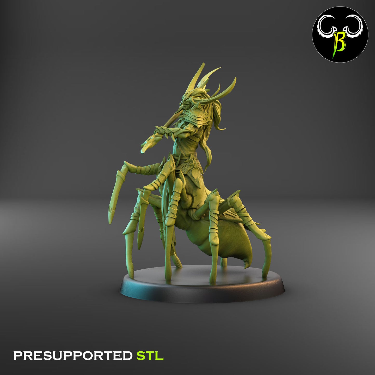 Drider Chosen of Maj - Drider Warlord of the Cult of Eight