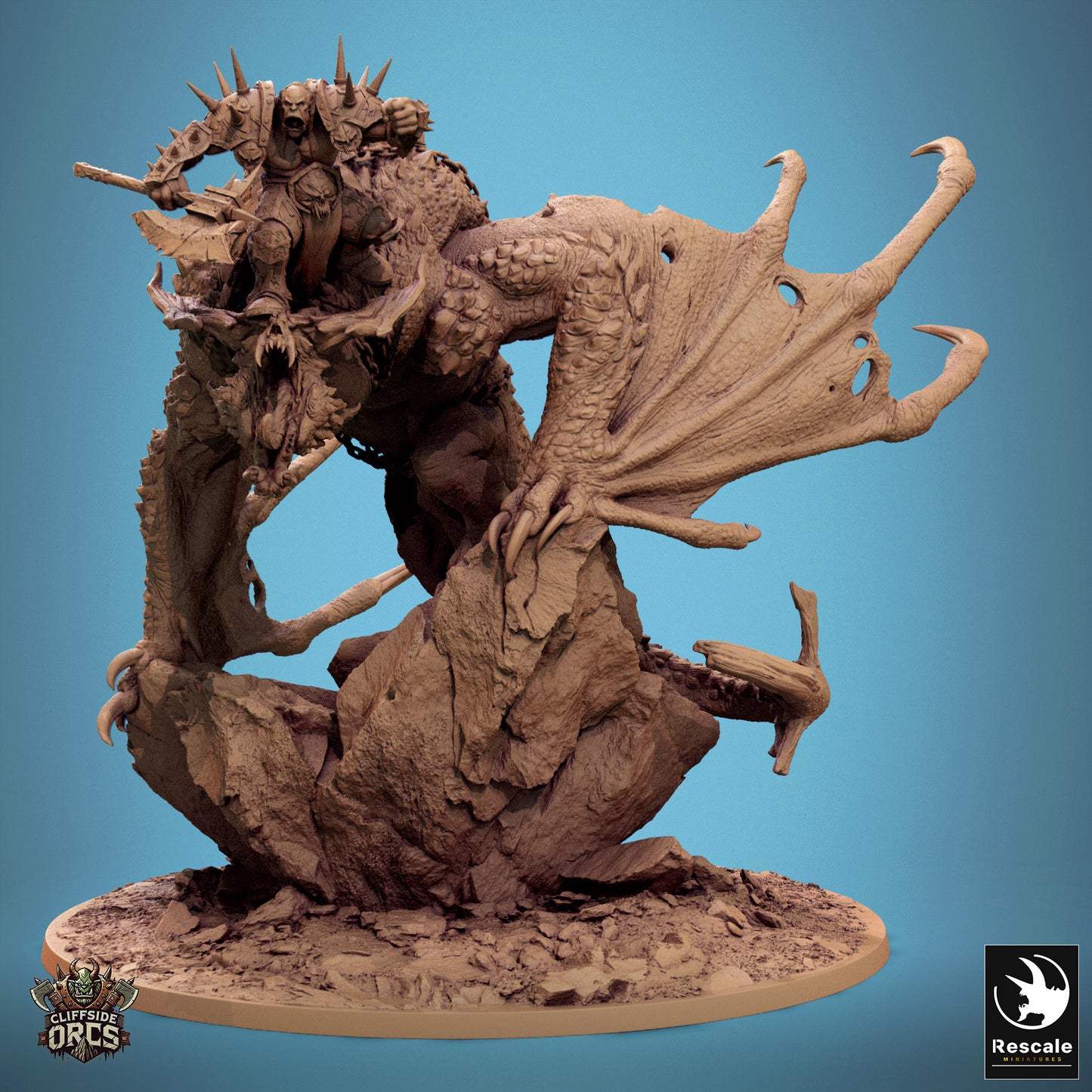 Wyvern Mounted Orc Boss - Dominion