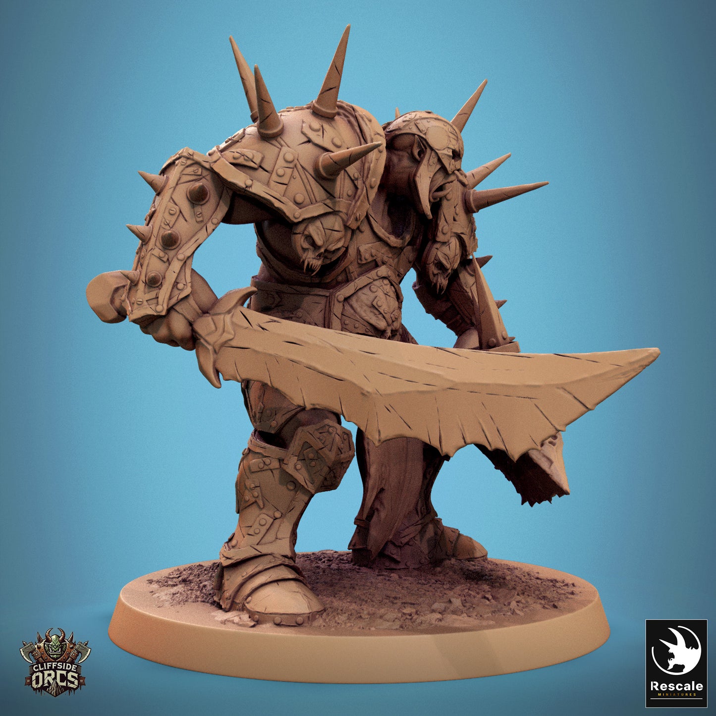 Brutal Orc - Stand - Sword and Axe