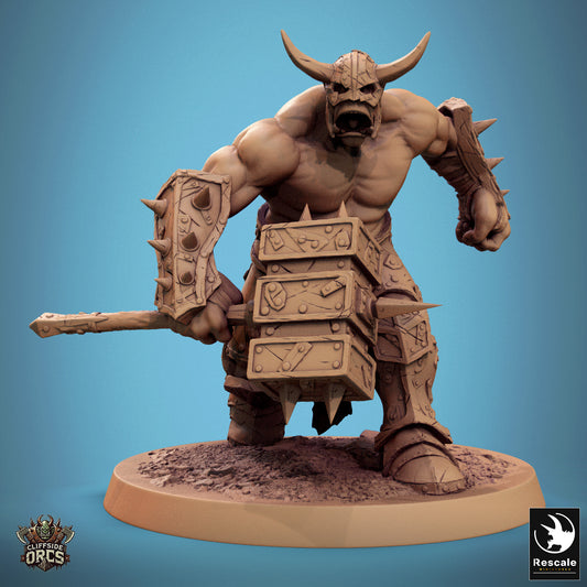 Brutal Orc - Stand - Walk forward - Hammer