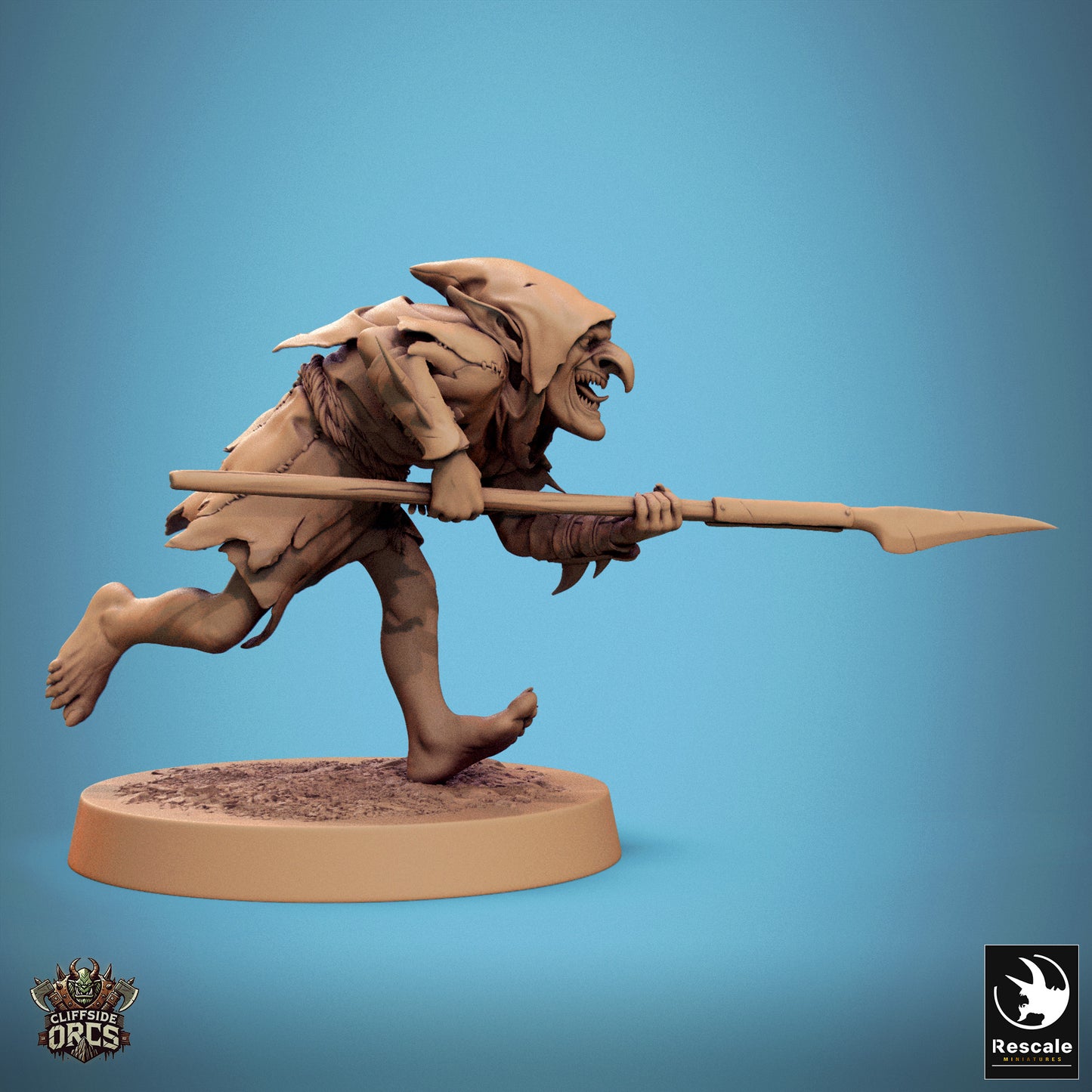 Goblin Soldier - Run - Spear