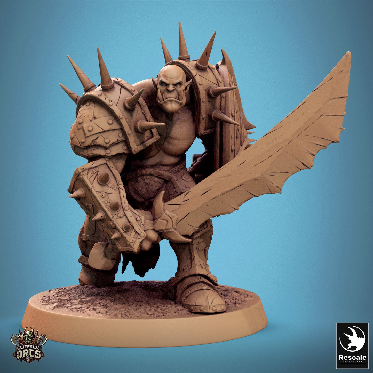 Orc Infantry Soldier - Walk Ready - Sword and Shield