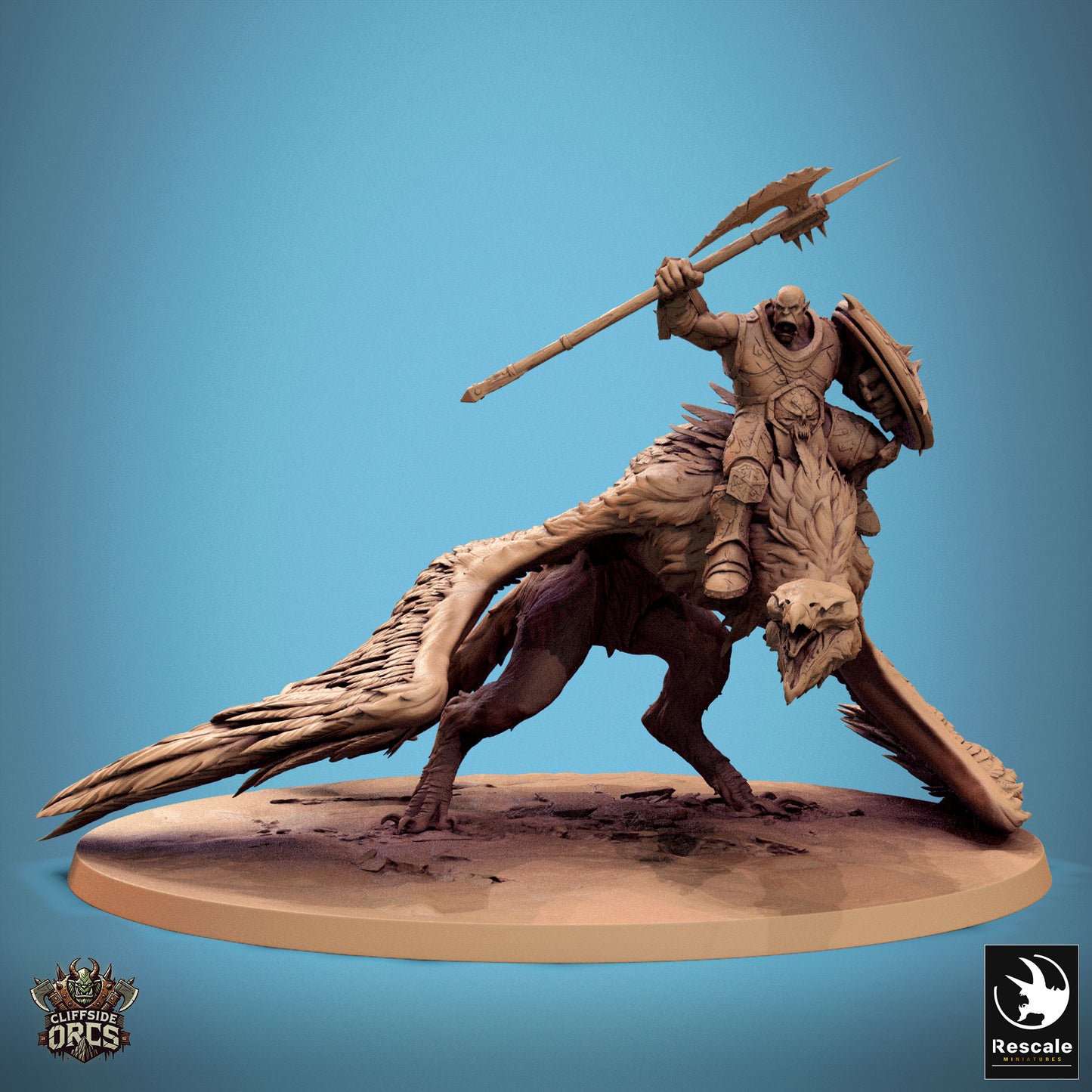 Orc Roc Rider - Giant Vulture - Orc War Boss