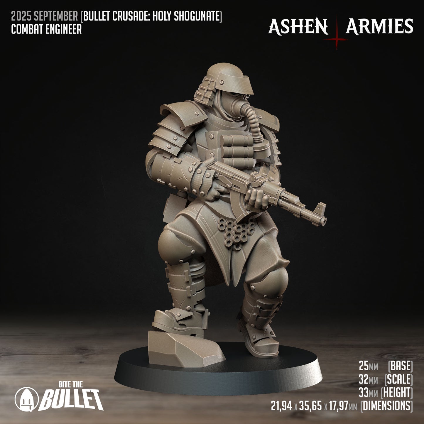 Ashen Armies: Holy Shogunate - Combat Engineer, Ak-47 Rifle