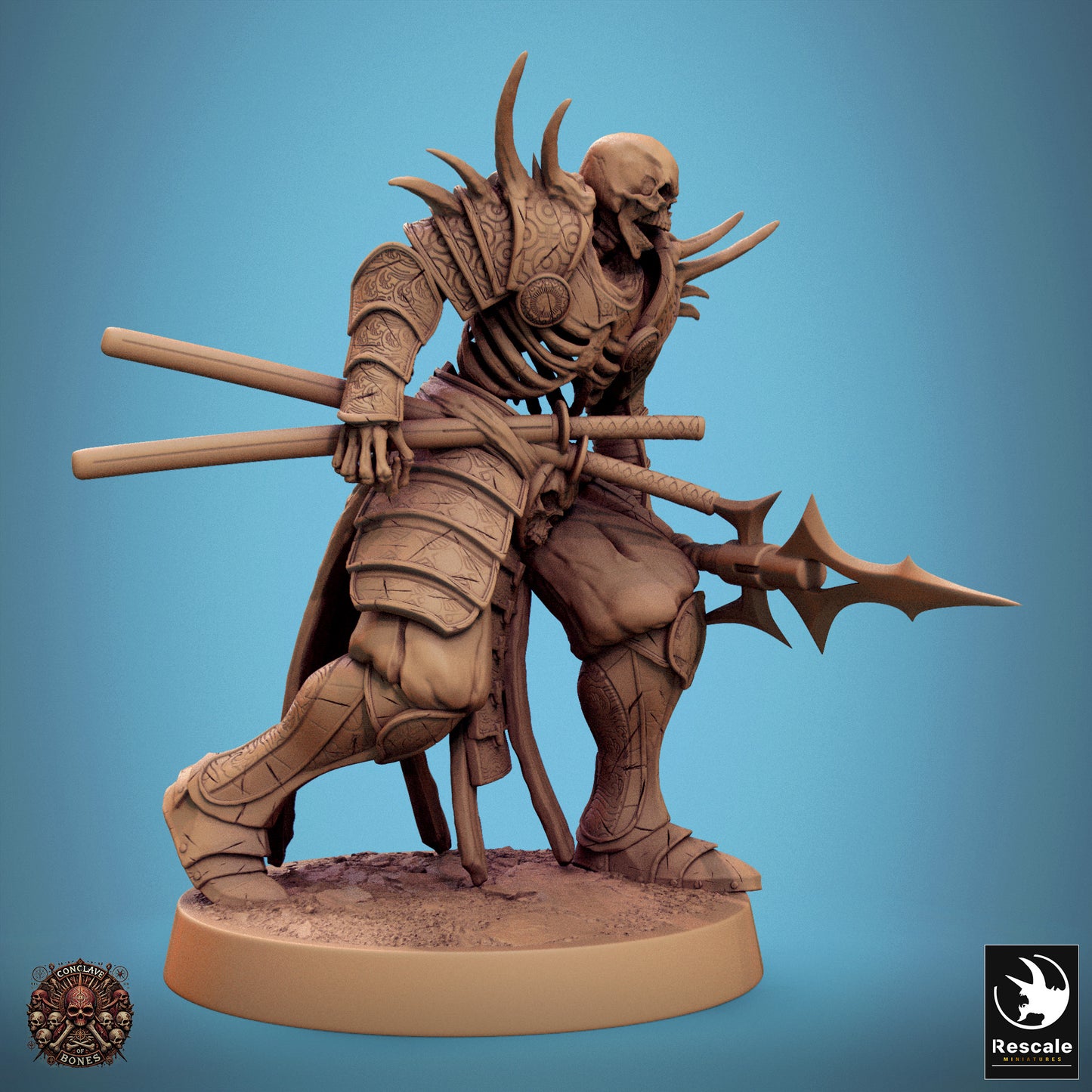 Oriental Skeleton - Spear - Taunt