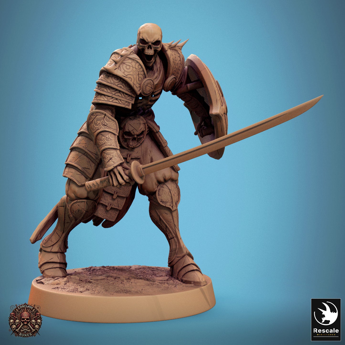 Oriental Skeleton - Sword & Shield - Taunt