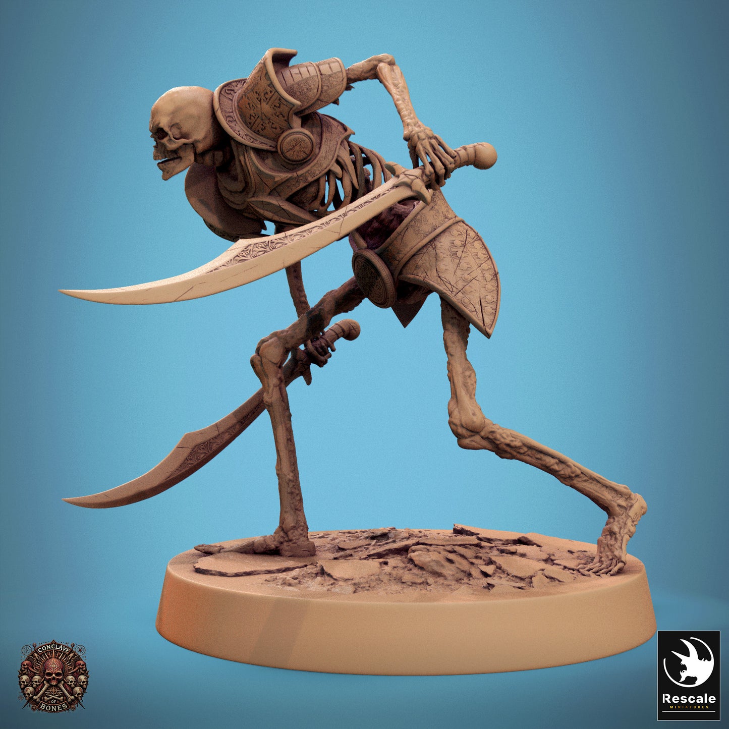 Persian Skeleton - Dual Sword - Crowl