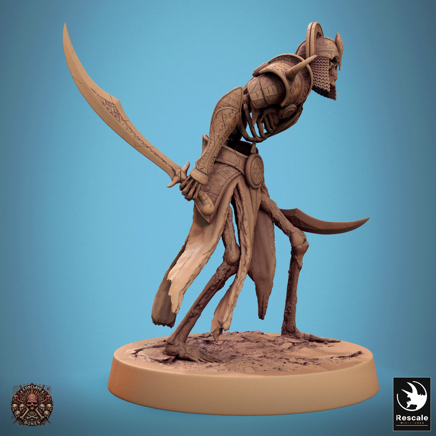 Persian Skeleton - Dual Swords - Stare A