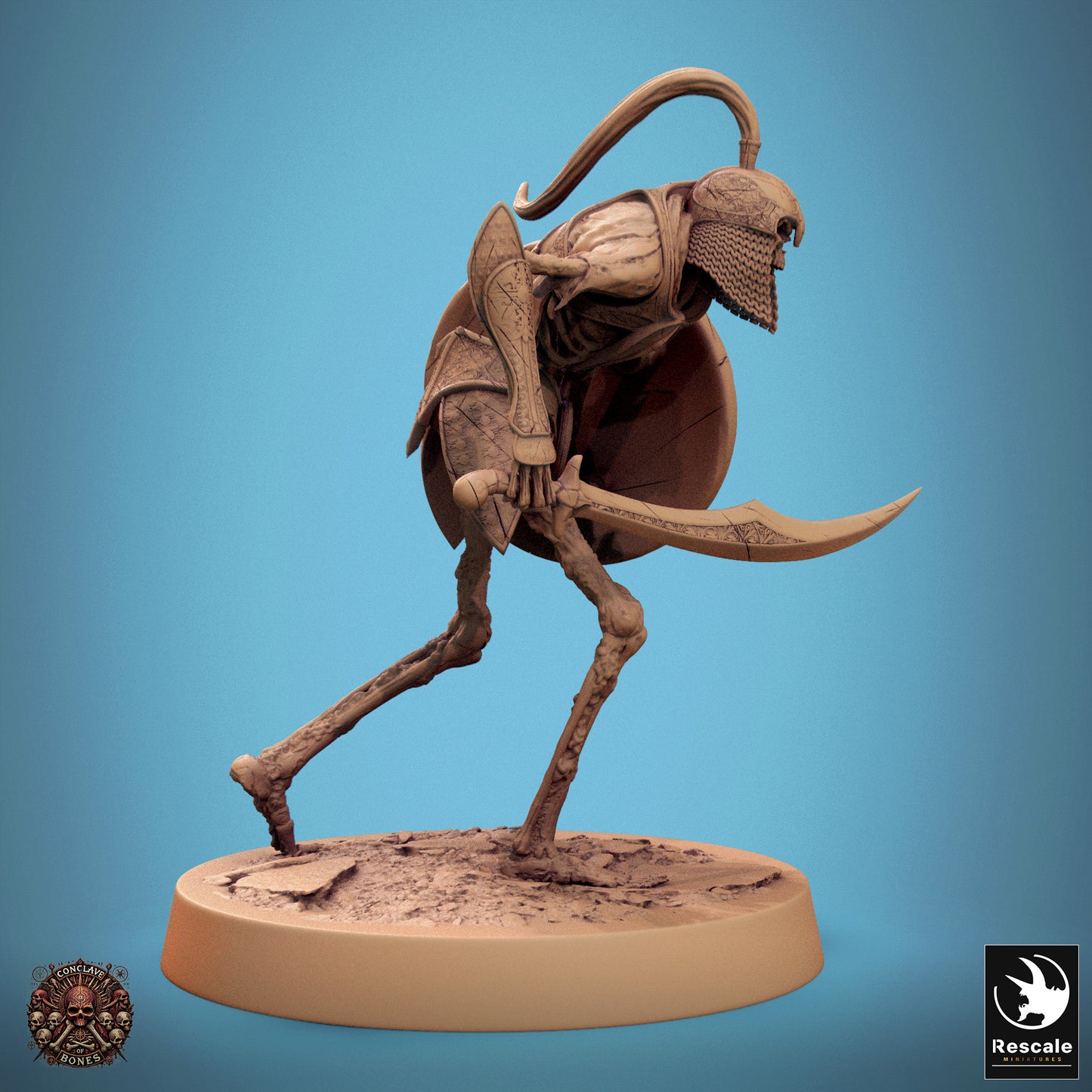 Persian Skeleton - Sword & Shield - Walk B