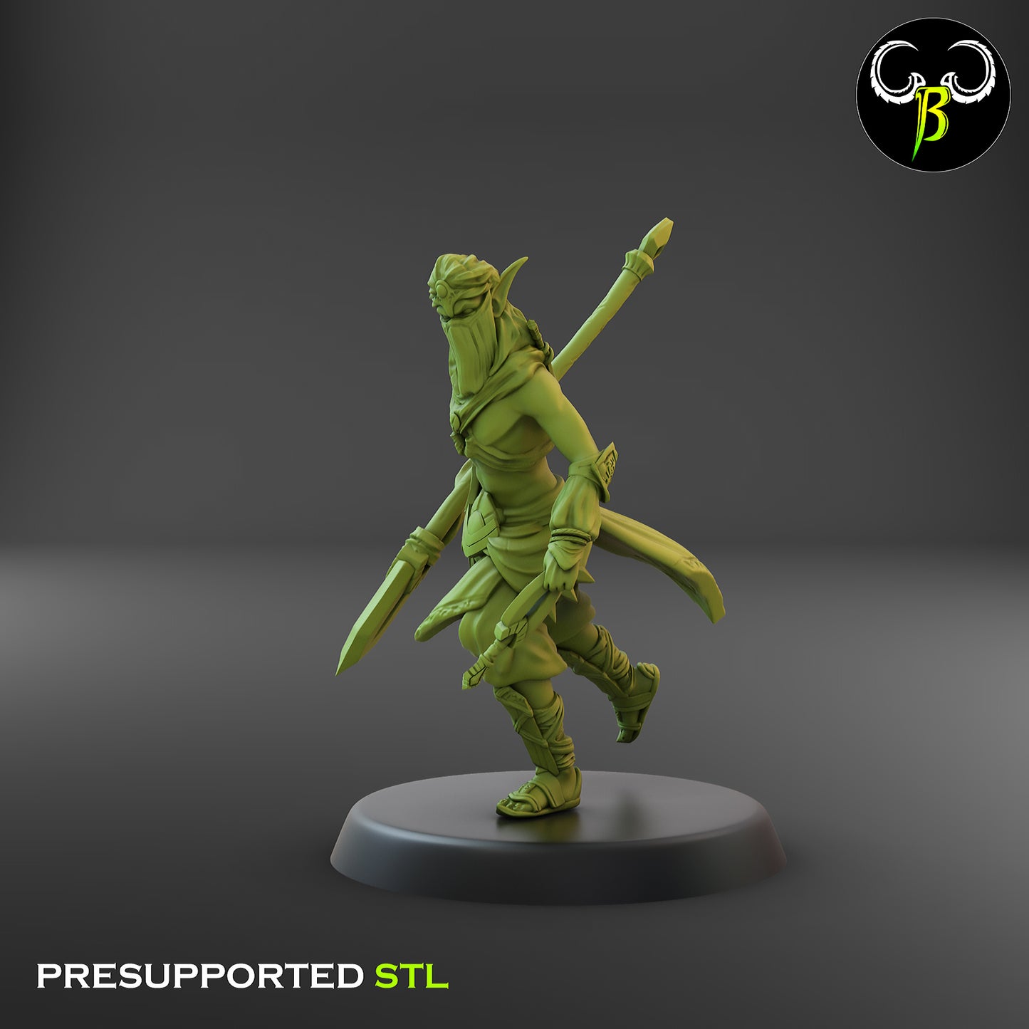 CB Dune Dancers - Elves of the Sand - Lance & Dagger 2