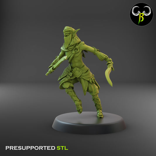 CB Dune Dancers - Elves of the Sand - Swords5 - Lunge