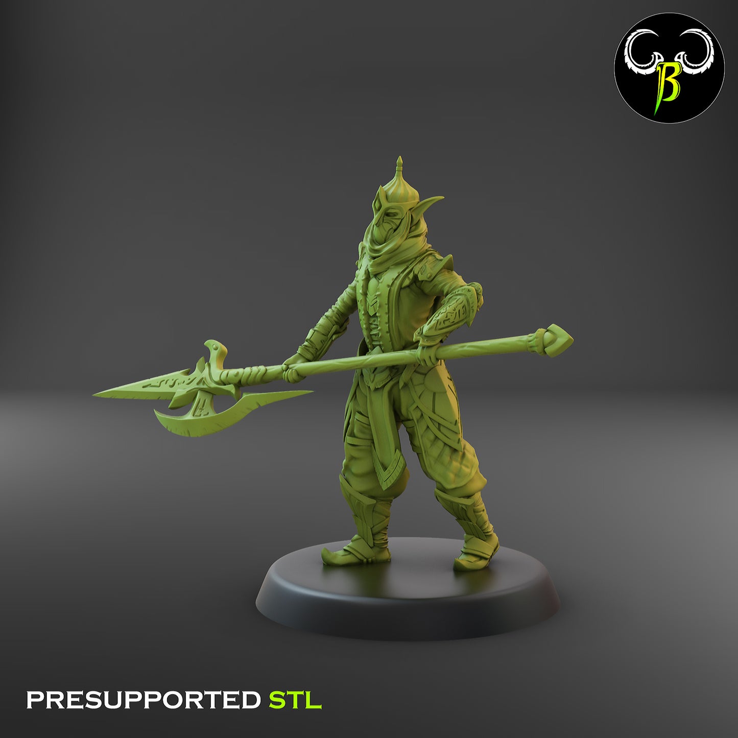 CB Dune Guard - Elite Elven Guard - Halberd 2