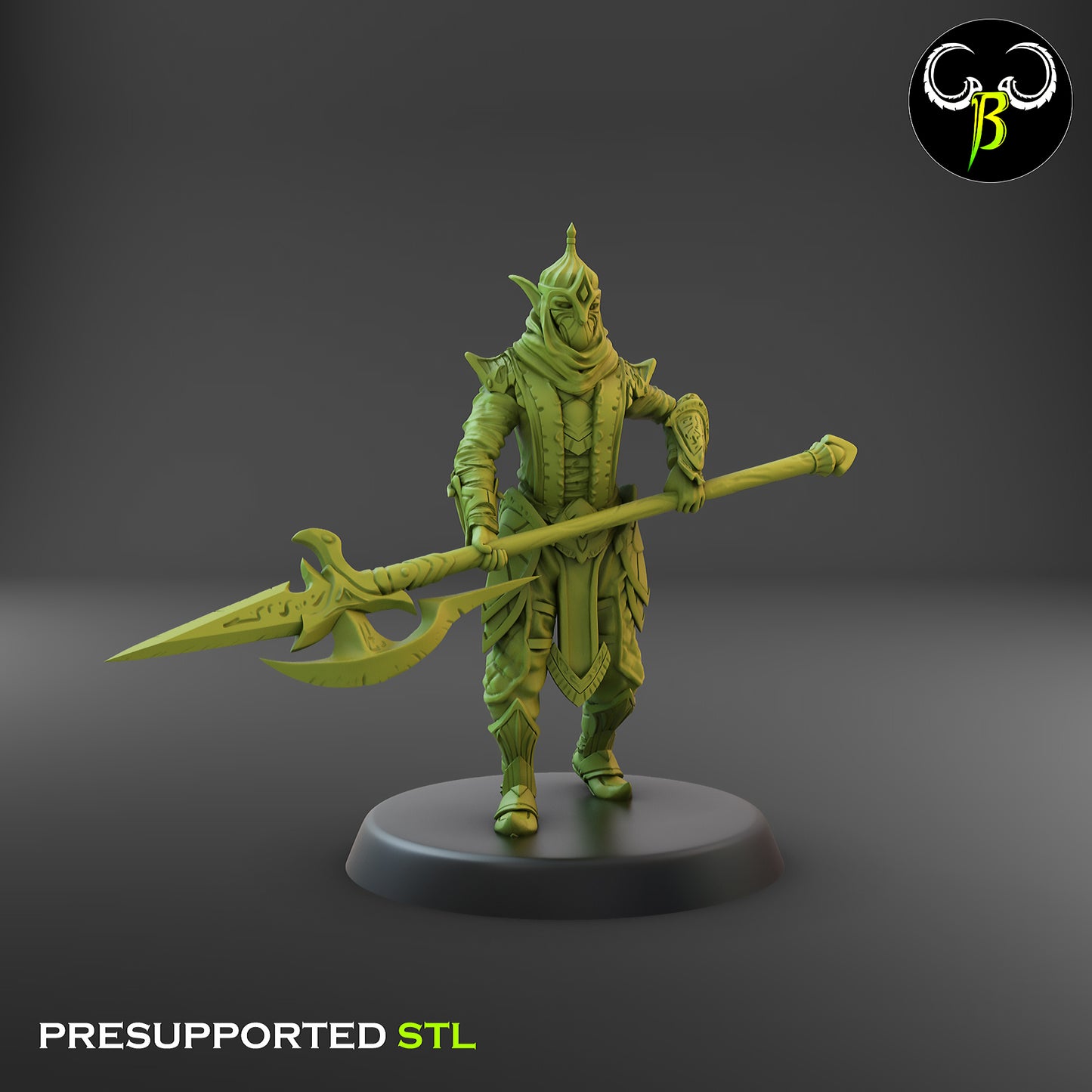 CB Dune Guard - Elite Elven Guard - Halberd 2