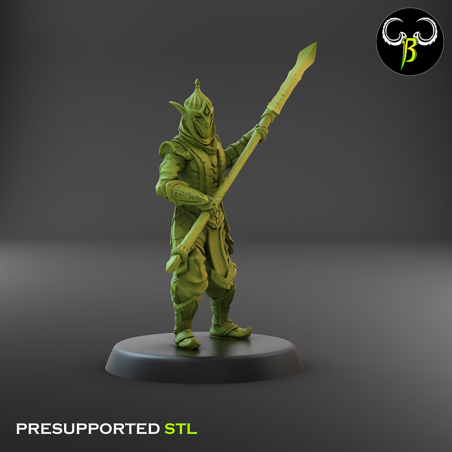 CB Dune Guard - Elite Elven Guard - Halberd 5