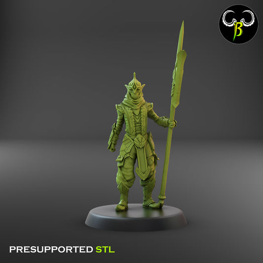 CB Dune Guard - Elite Elven Guard - Halberd 9