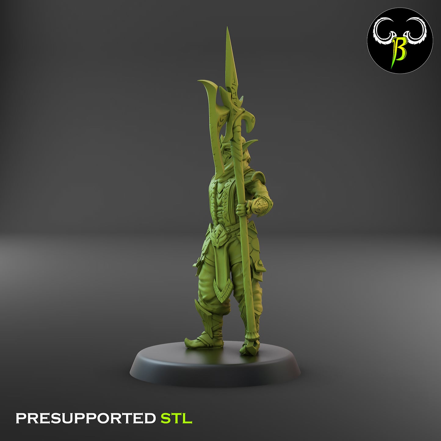 CB Dune Guard - Elite Elven Guard - Halberd 9