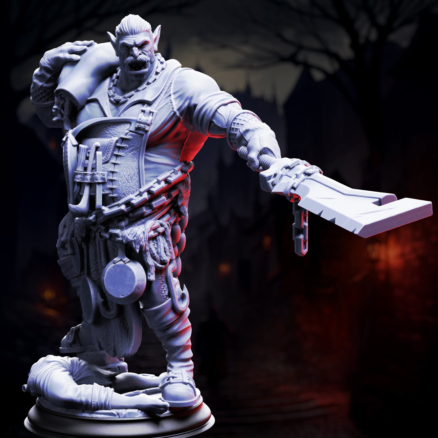 Half-orc Vampire chef - Unmasked